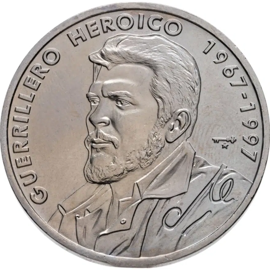 Куба 1 песо (peso) 1997  30 лет со дня смерти Эрнесто Че Гевары /портрет/