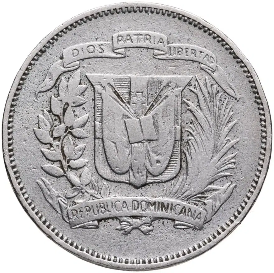Доминикана 25 сентаво (centavos) 1967