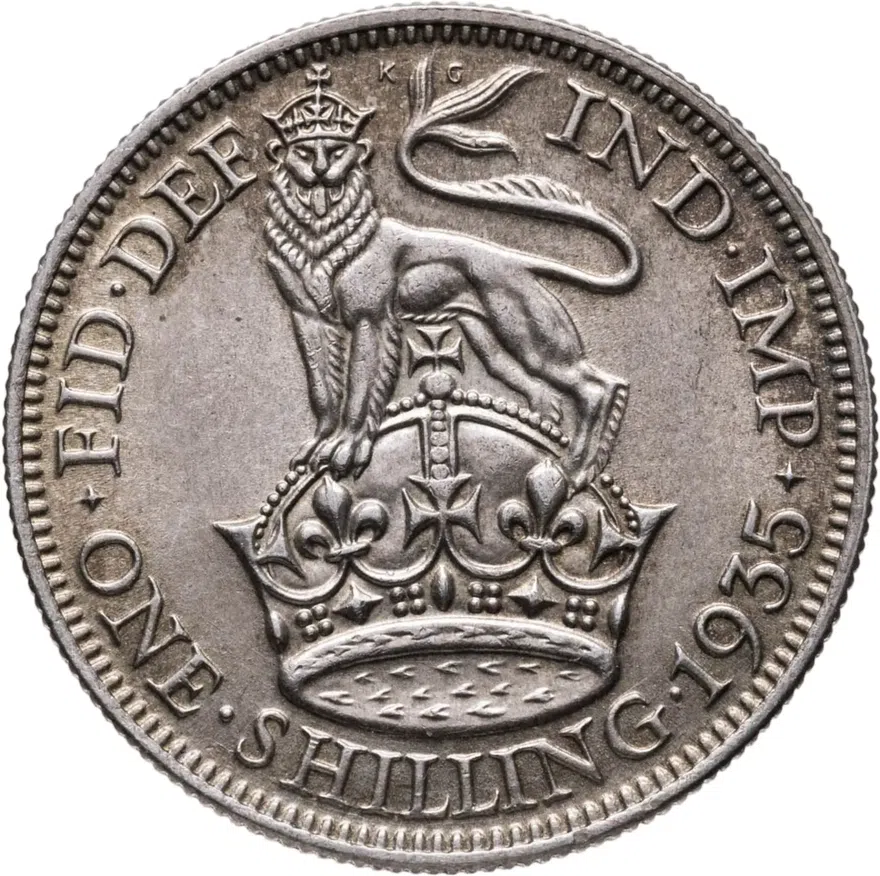 Великобритания 1 шиллинг (shilling) 1935
