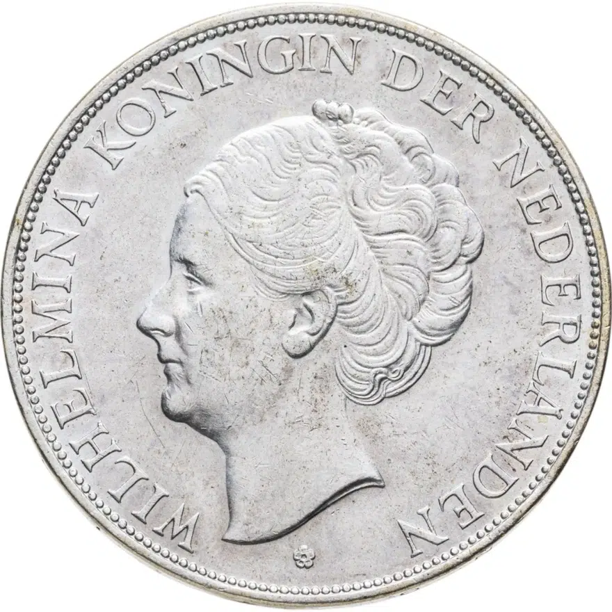 Нидерланды 2 1/2 гульдена (gulden) 1938