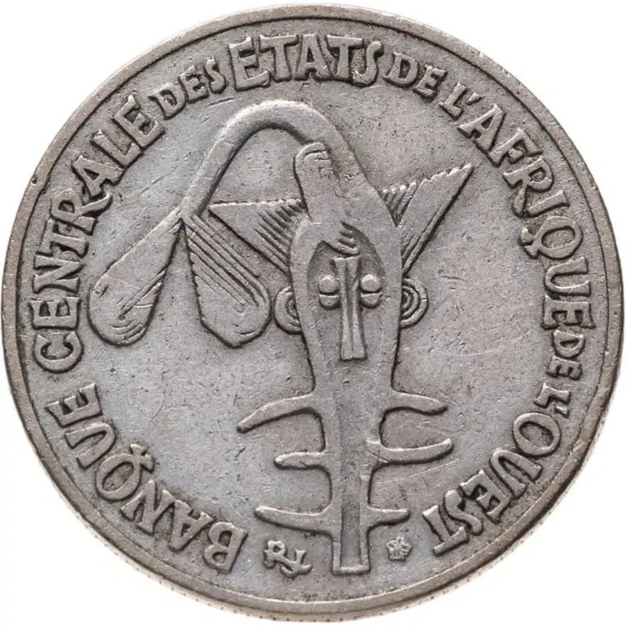 Западная Африка (BCEAO) 50 франков (francs) 1974, реверс