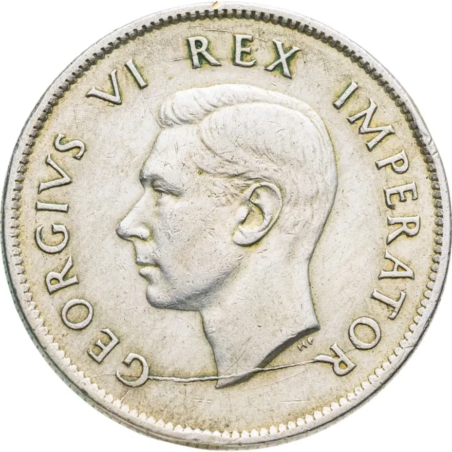 ЮАР 2 шиллинга (флорин, shillings) 1942, реверс