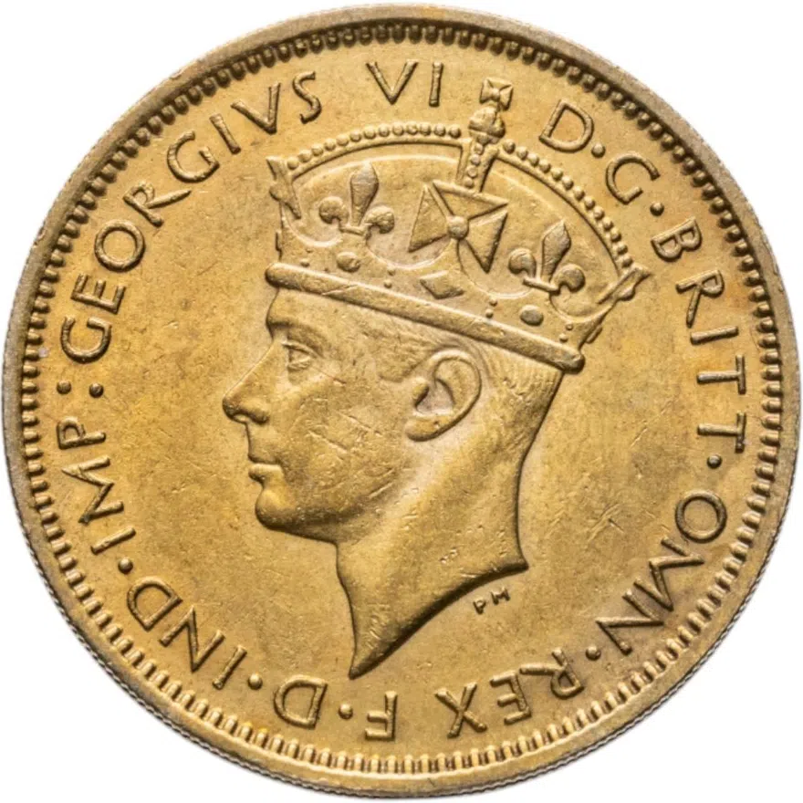 Британская Западная Африка 1 шиллинг (shilling) 1947