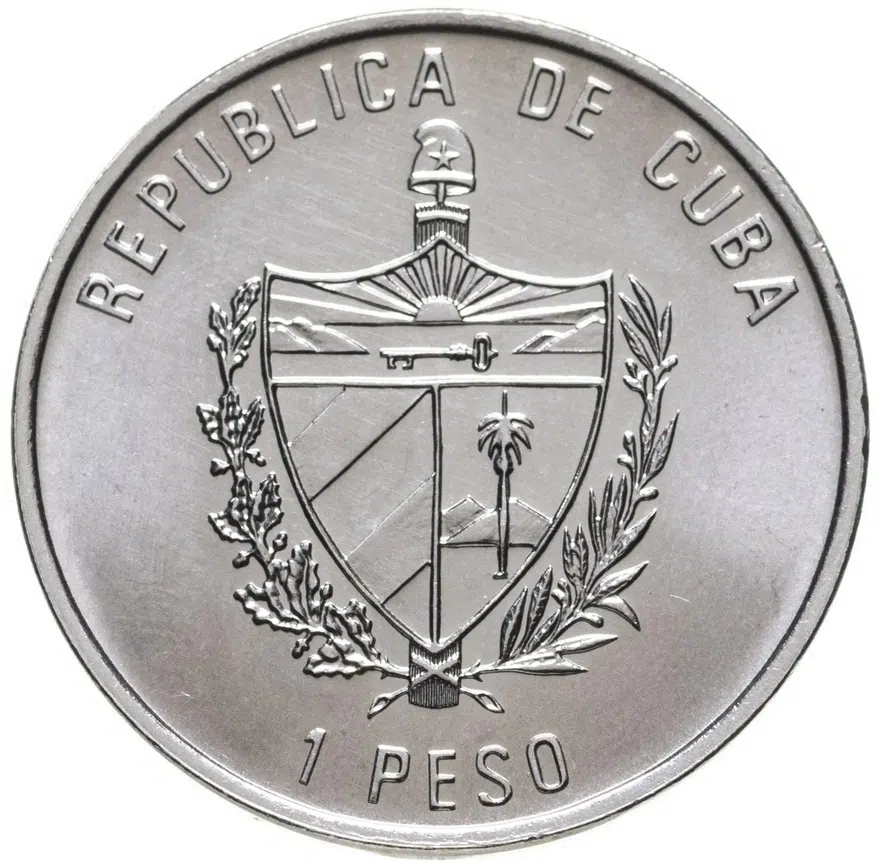 Куба 1 песо (peso) 1992 Год Испании - Севилья, реверс