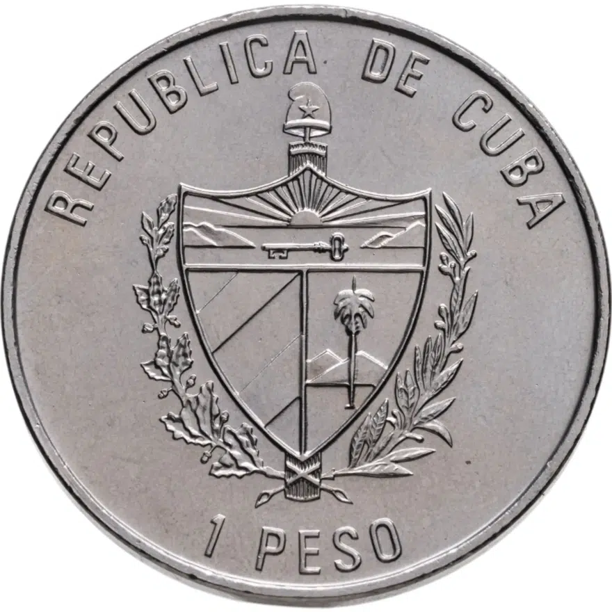 Куба 1 песо (peso) 2001  Монументы Кубы - Церковь Святой Троицы, Гавана, реверс