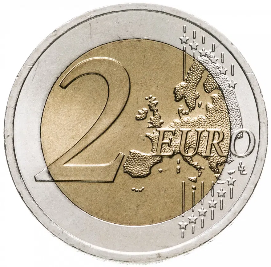 Австрия 2 евро 2012 "10 лет евро", реверс