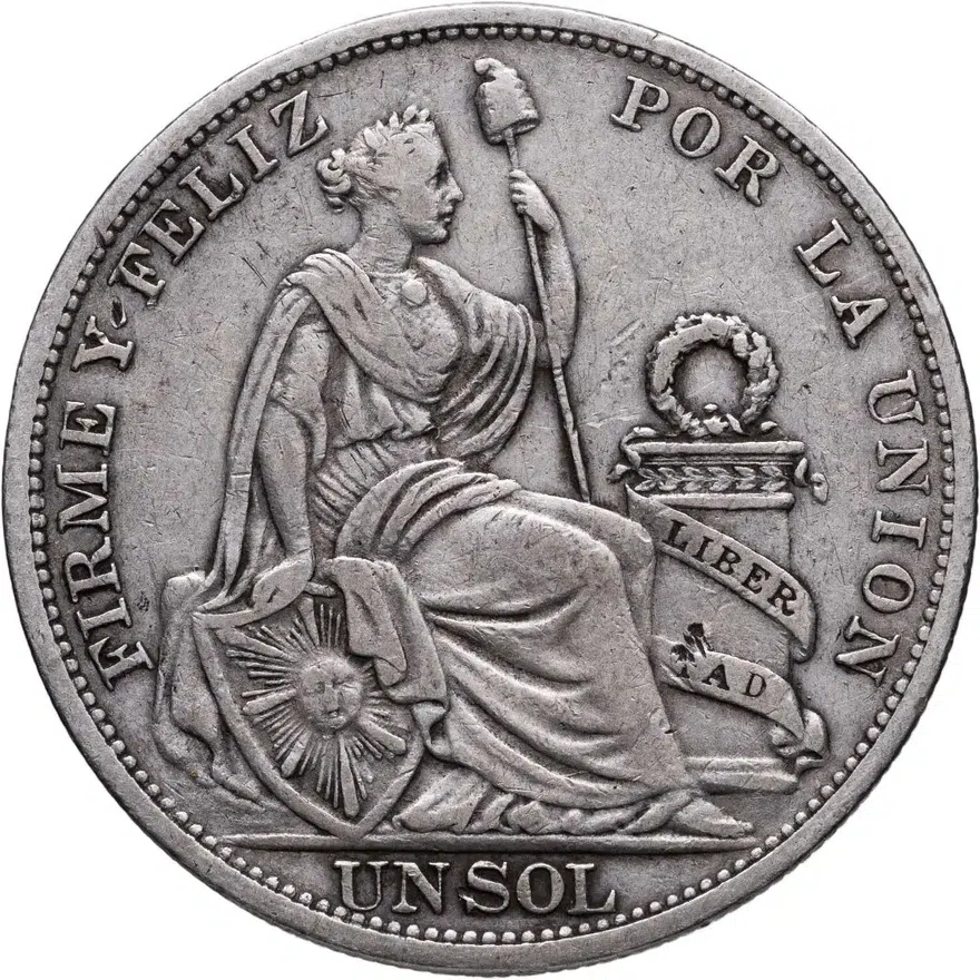 Перу 1 соль (sol) 1894