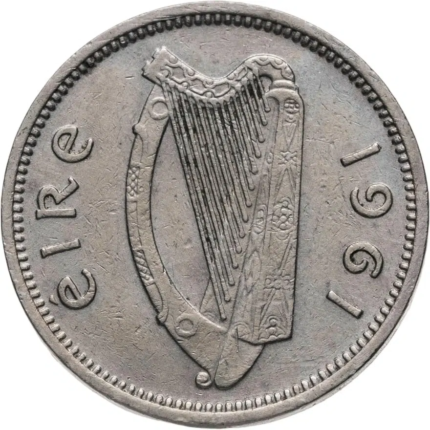 Ирландия 3 пенса (pence) 1961