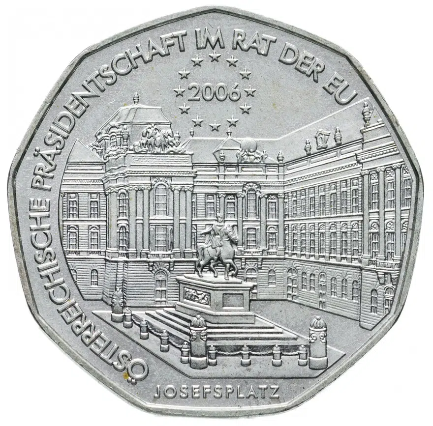 Австрия 5 евро 2006 "Председательство Австрии в Евросоюзе"