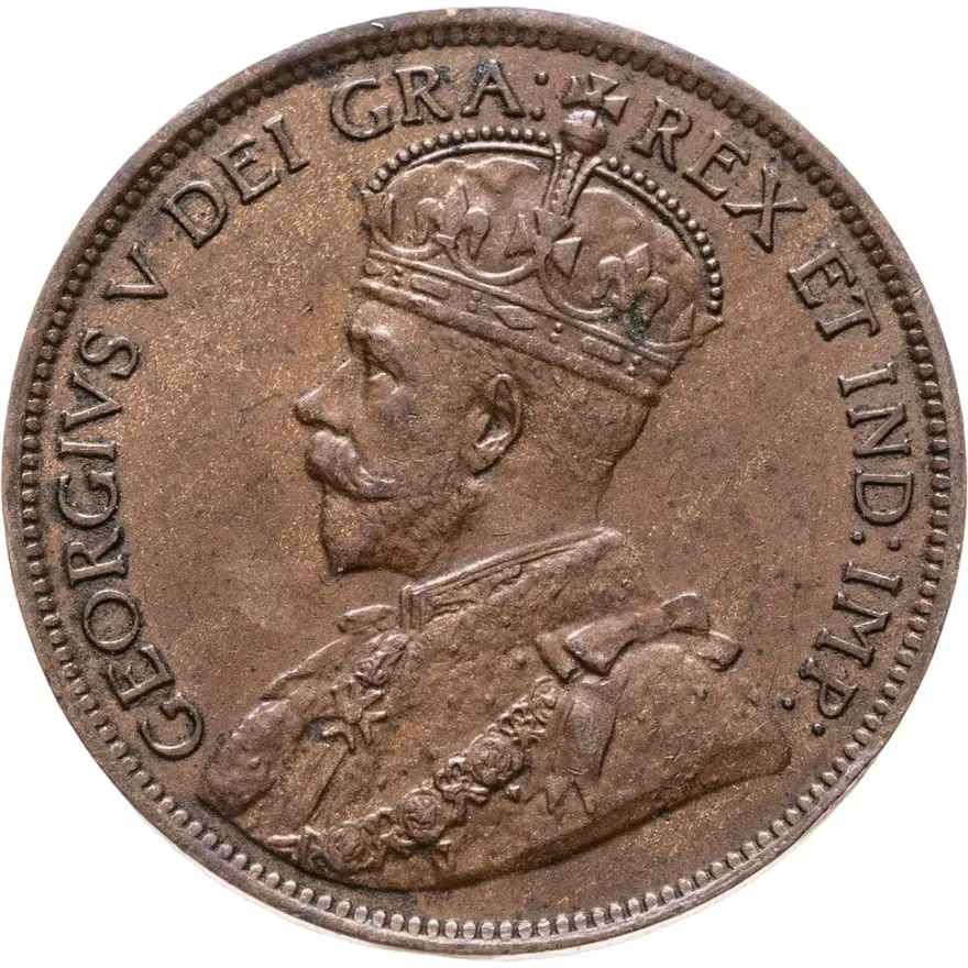 Канада 1 цент (cent) 1915, реверс