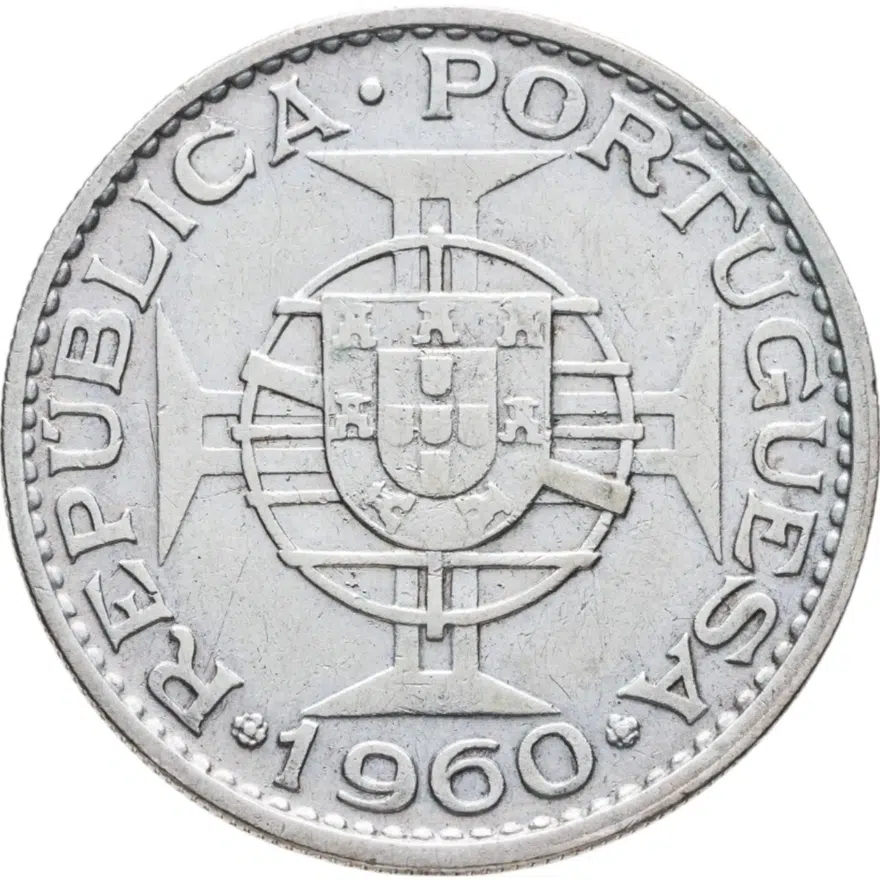 Мозамбик 20 эскудо (escudos) 1960, реверс