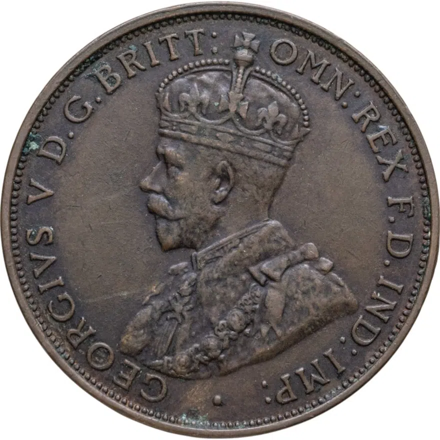 Джерси 1/12 шиллинга (shilling) 1935, реверс