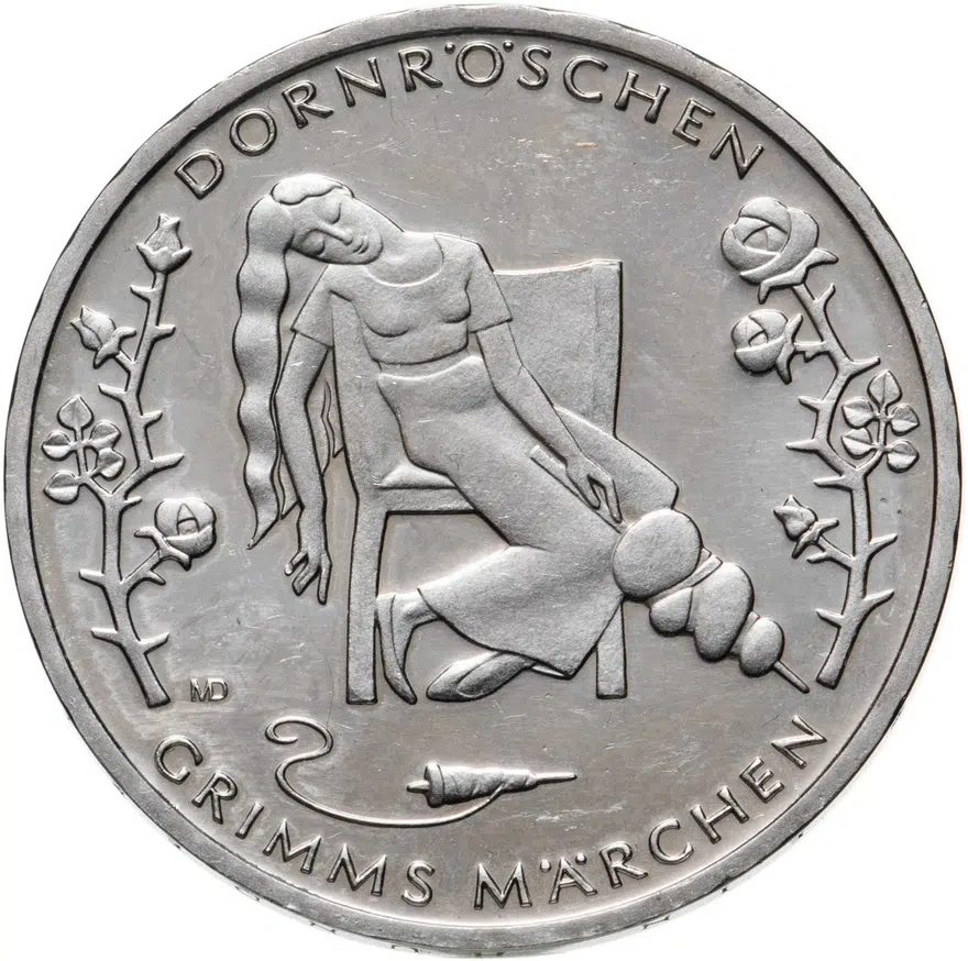 Германия 10 euro (евро) 2015 D  "Спящая красавица"