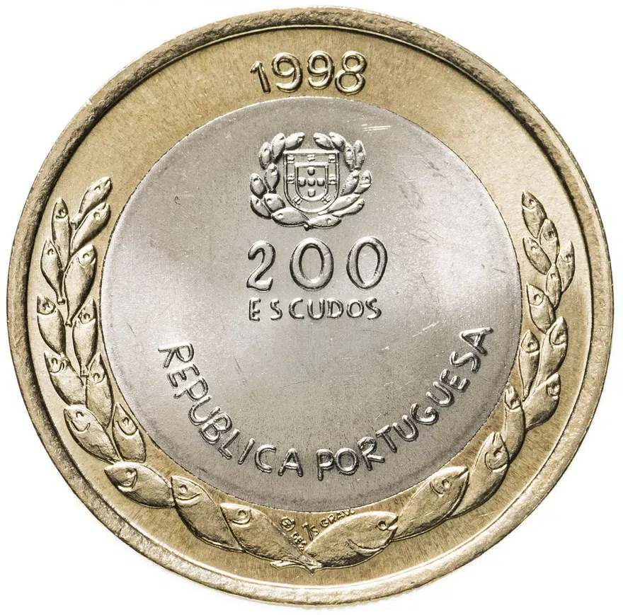 Португалия 200 эскудо (escudos) 1998  Международный год океана - ЭКСПО, 1998