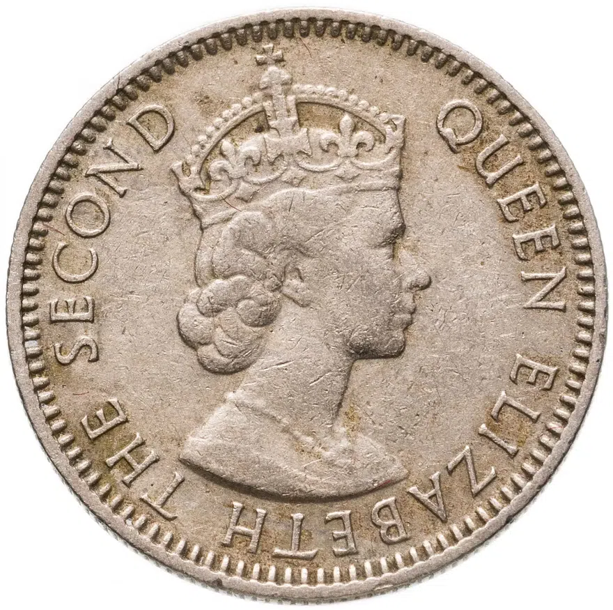 Малайя и Британское Борнео 10 центов (cents) 1958, реверс