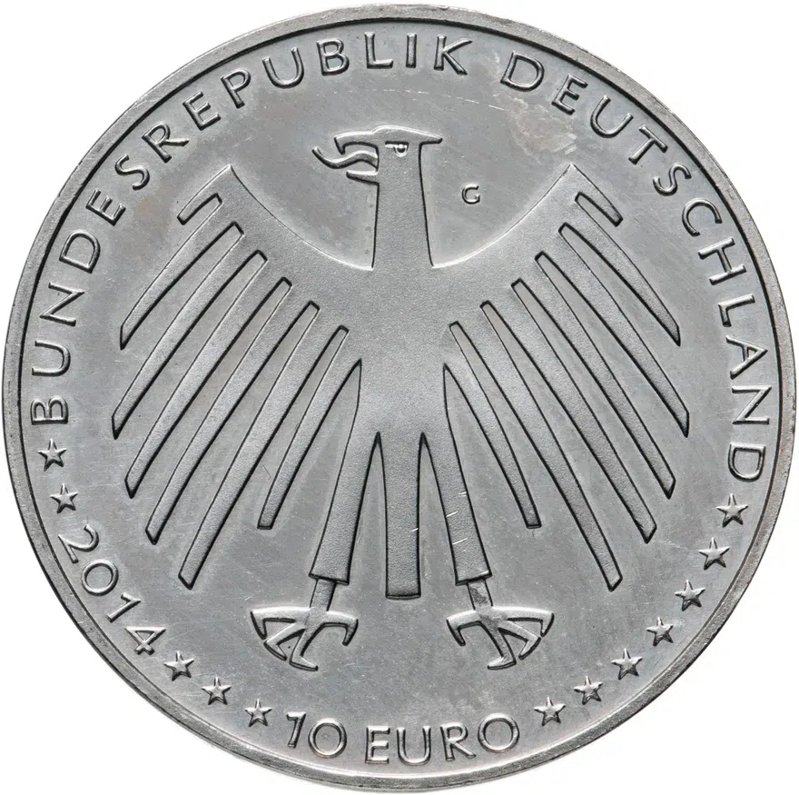Германия 10 евро (euro) 2014 G Гензель и Гретель медно-никелевый сплав, реверс