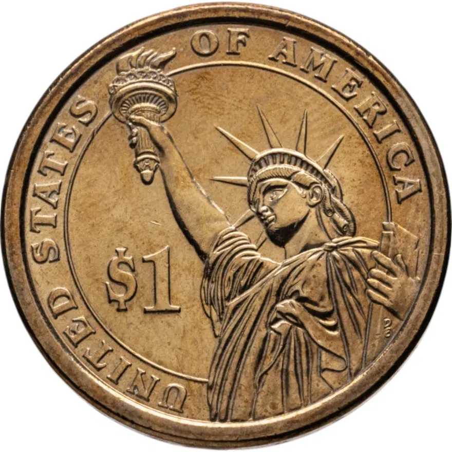 США 1 доллар (dollar) 2011 D Президент США - Джеймс Гарфилд (1881) знак монетного двора: "D" - Денвер, реверс