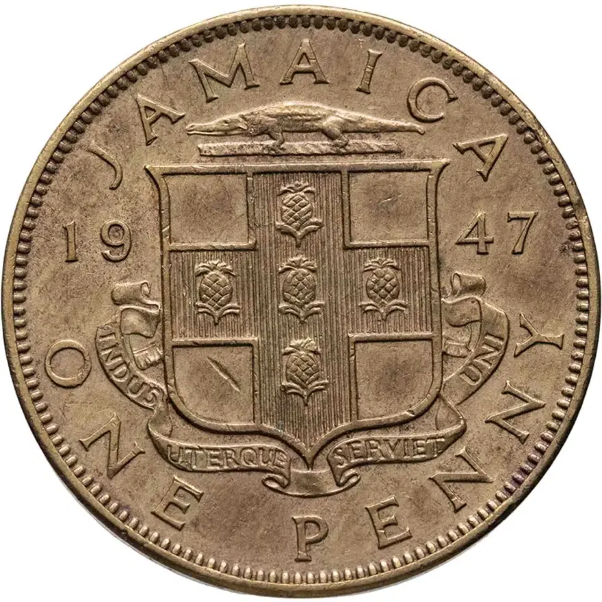 Ямайка 1 пенни (penny) 1947