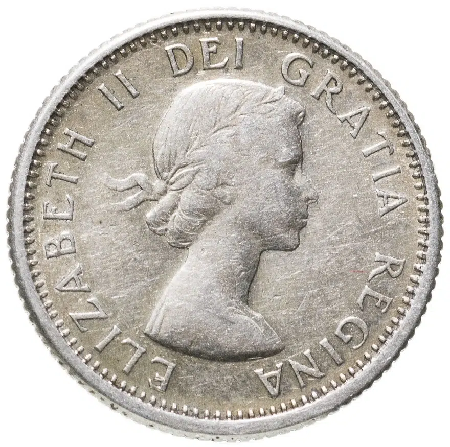 Канада 10 центов (cents) 1959, реверс