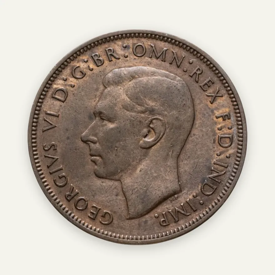 Великобритания 1 пенни (penny) 1947, реверс