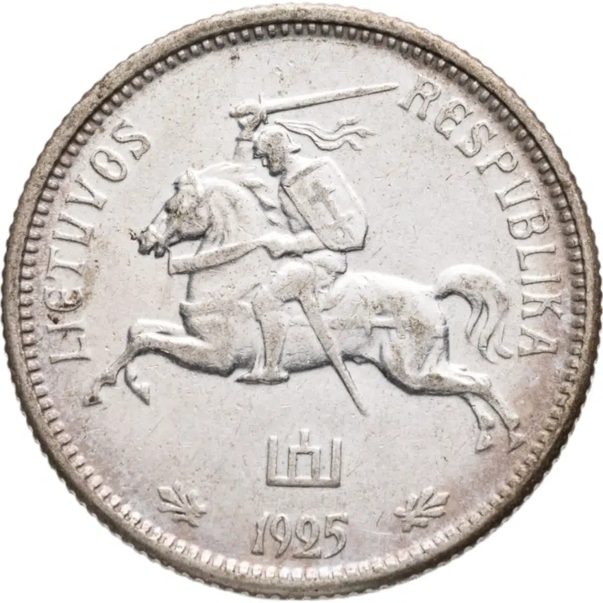 Литва 2 лита (litu) 1925, аверс