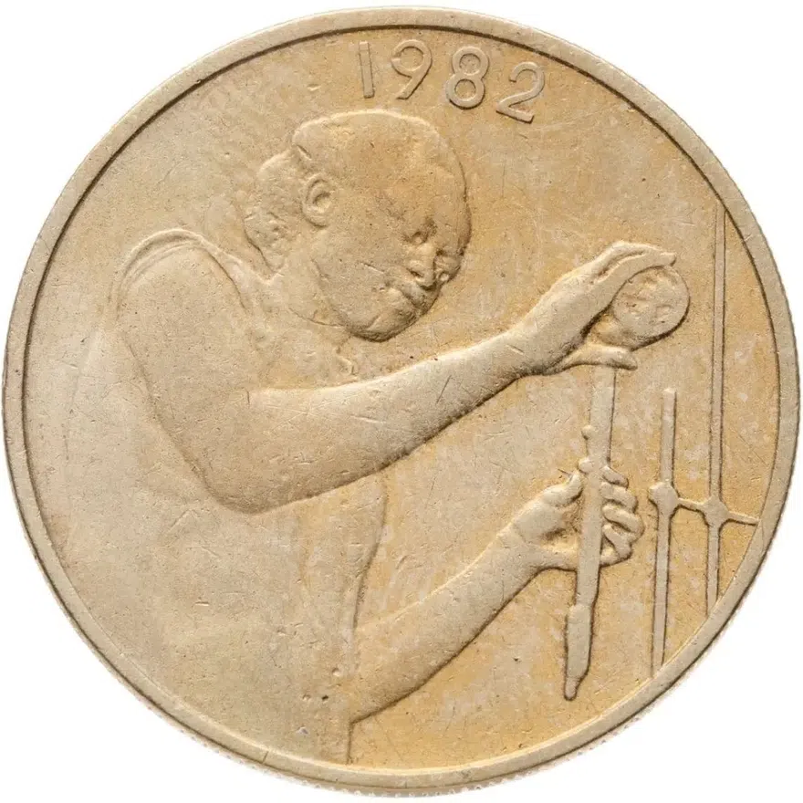 Западная Африка (BCEAO) 25 франков (francs) 1982