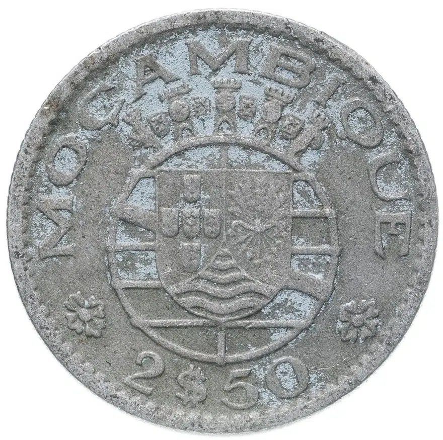 Мозамбик 2,5 эскудо (escudos) 1955