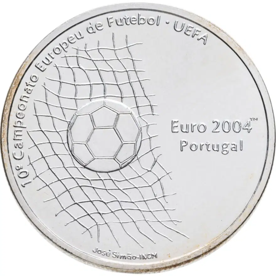 Португалия 1000 эскудо (escudos) 2001 "Чемпионат Европы по футболу 2004", аверс