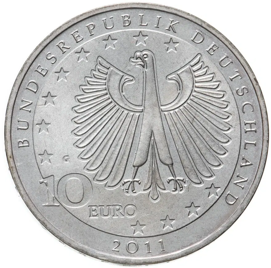 Германия 10 евро (euro) 2011 G 200 лет со дня рождения Франца Листа