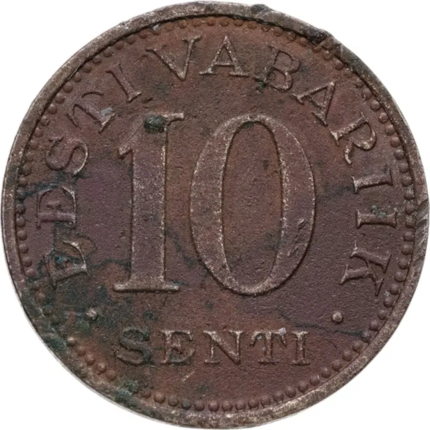 Эстония 10 сентов (senti) 1931