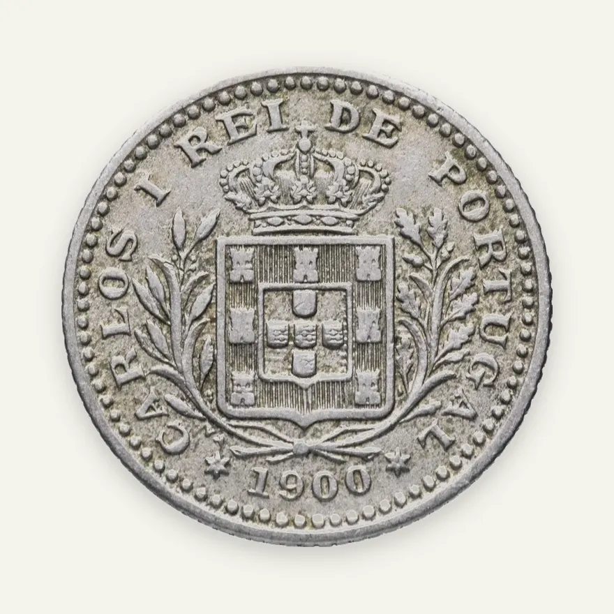 Португалия 50 реалов (reis) 1900, реверс