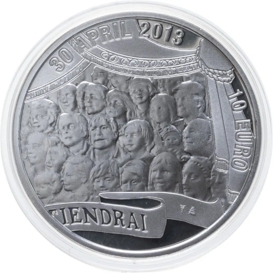 Нидерланды 10 евро (euro) 2013  Коронация Короля Виллема-Александра, в буклете, реверс