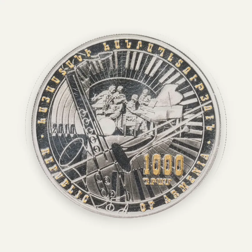 Армения 1000 драмов 2010 "Джаз", реверс