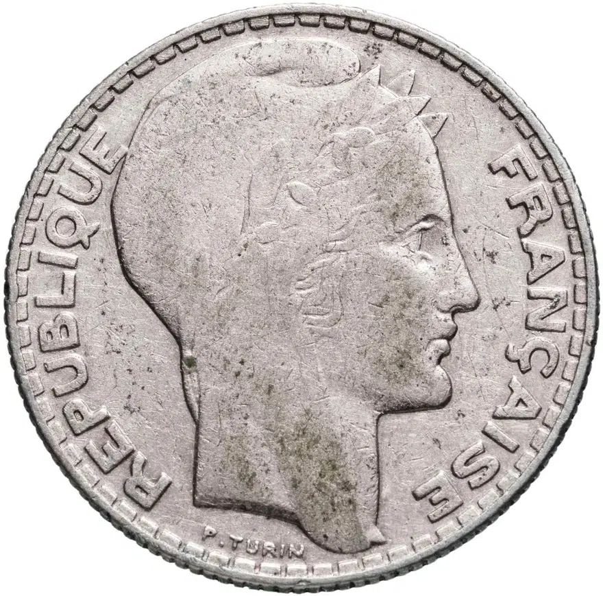 Франция 10 франков (francs) 1932