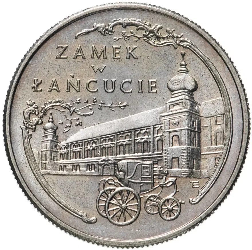 Польша 20000 злотых (zlotych) 1993  Замок в Ланкусе
