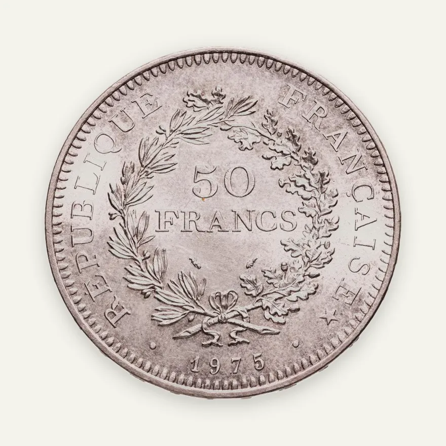 Франция 50 франков (francs) 1975