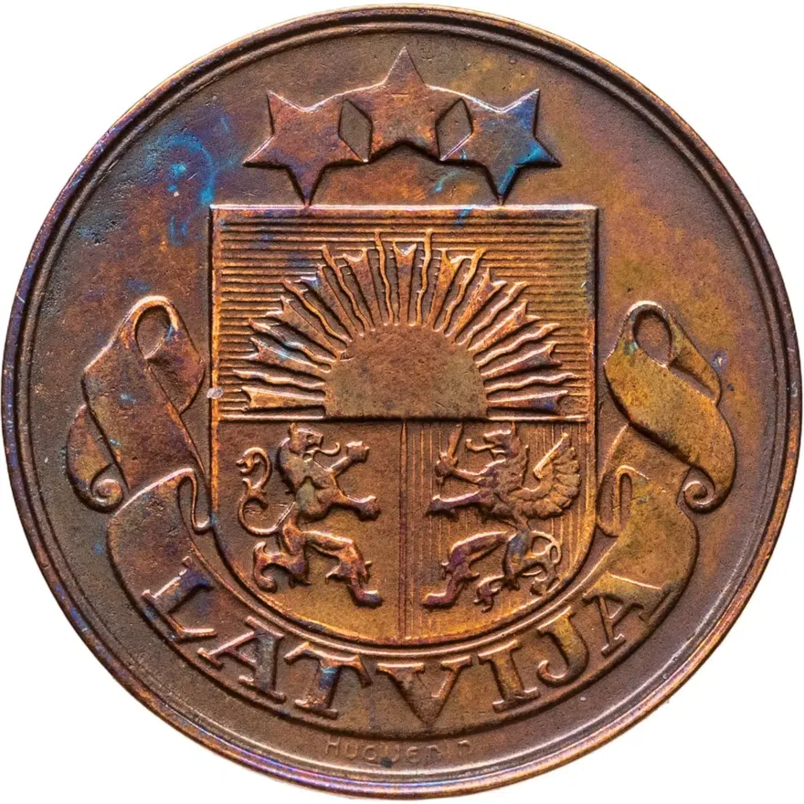 Латвия 5 сантимов (santimi) 1922