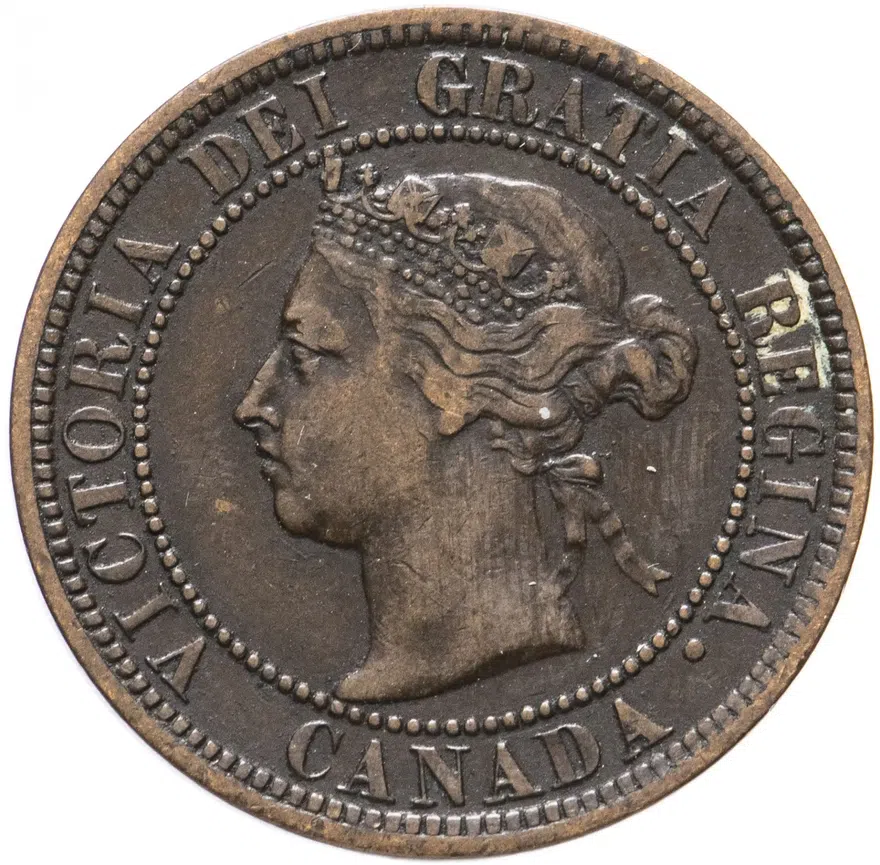 Канада 1 цент (cent) 1882, реверс