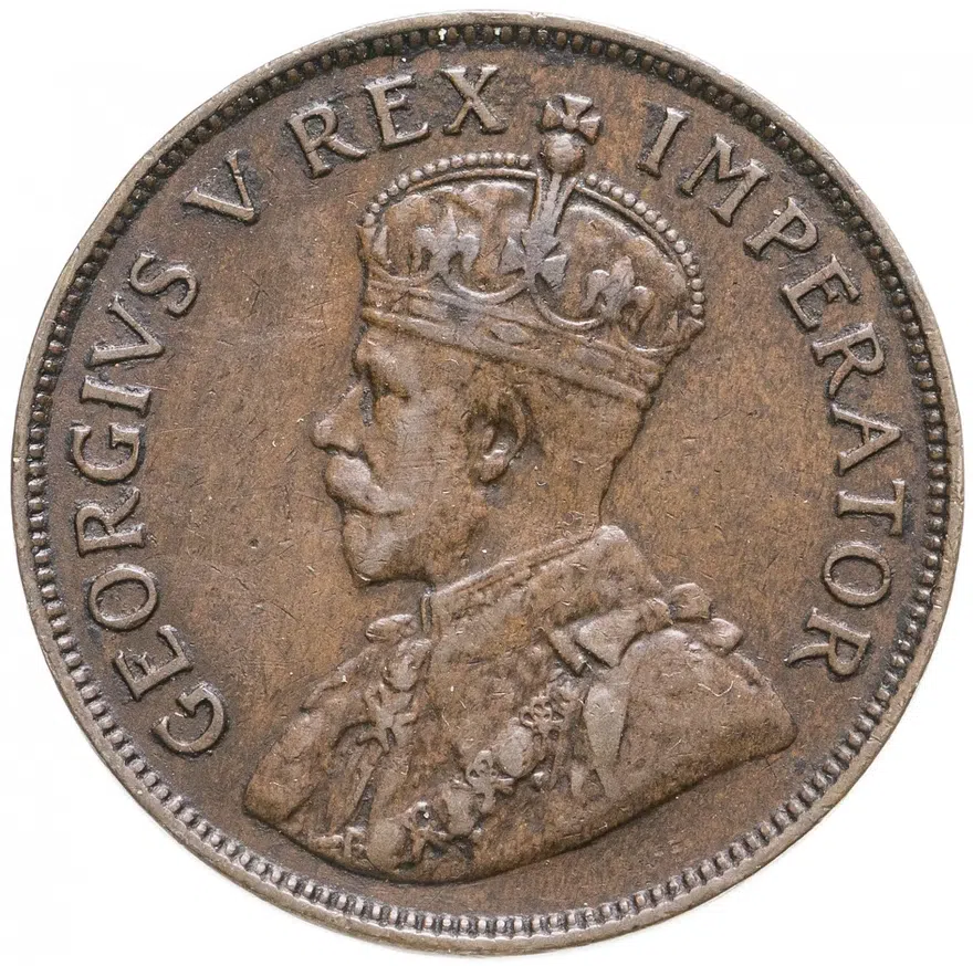ЮАР 1 пенни (penny) 1933, реверс