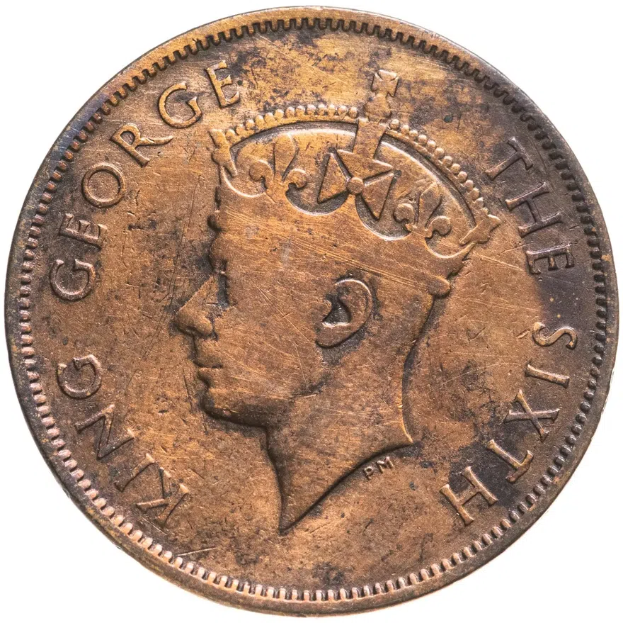 Британский Гондурас 1 цент (cent) 1949, реверс