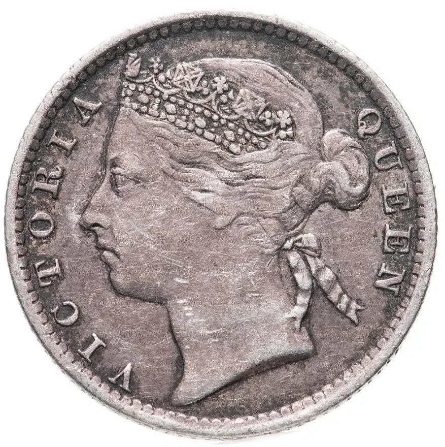 Маврикий 20 центов (cents) 1886