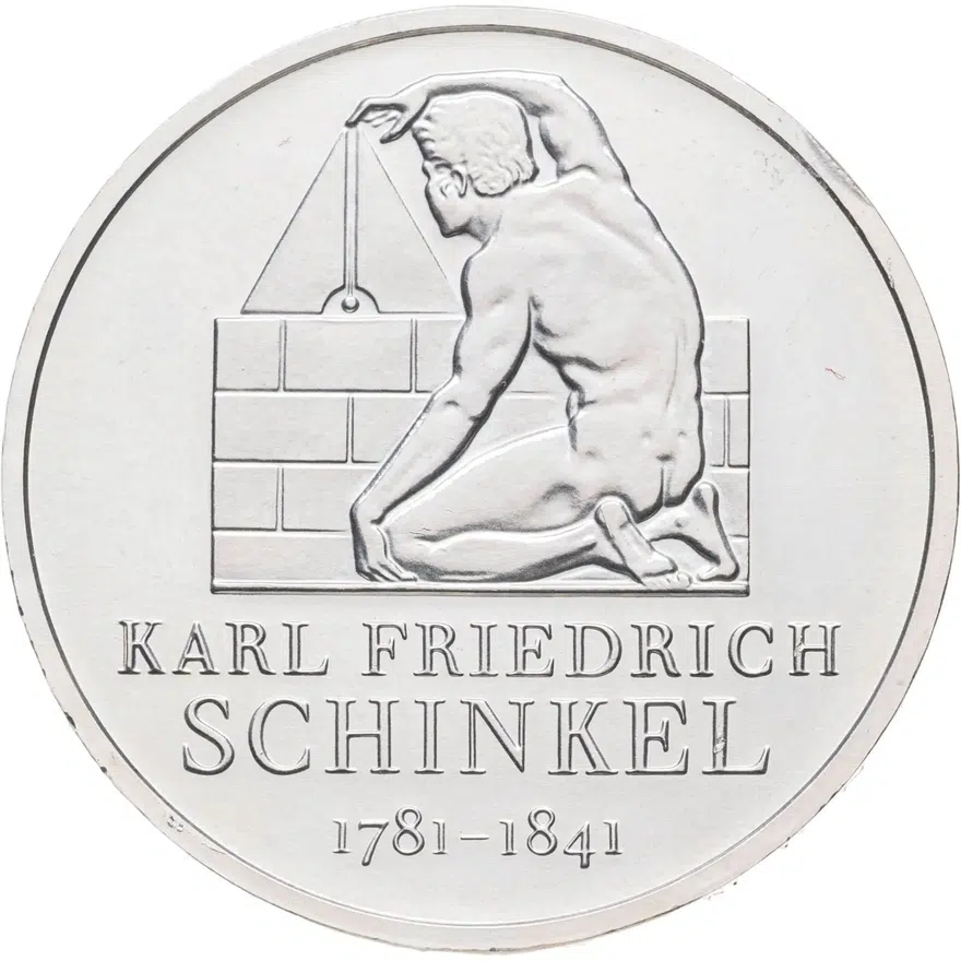 Германия 10 евро (euro) 2006 F "225 лет со дня рождения Карла Фридриха Шинкеля"