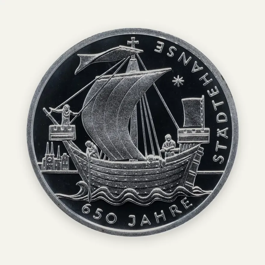 Германия 10 euro (евро) 2006 "650 лет Ганзейскому союзу" J