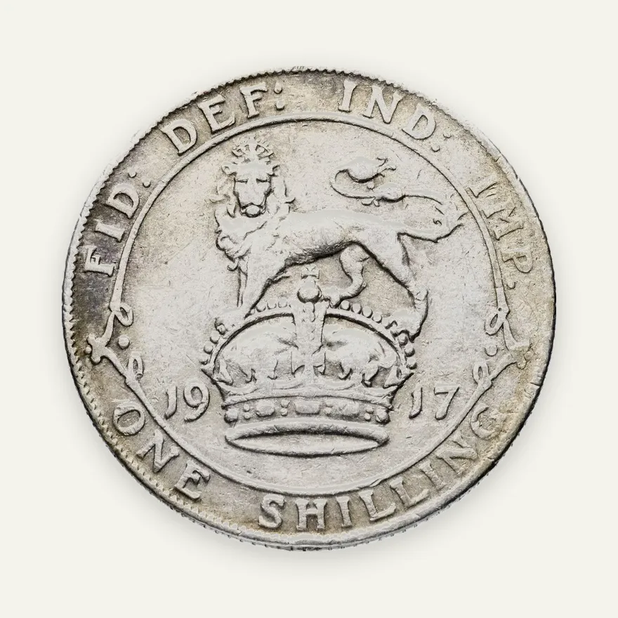 Великобритания 1 шиллинг (shilling) 1917, реверс
