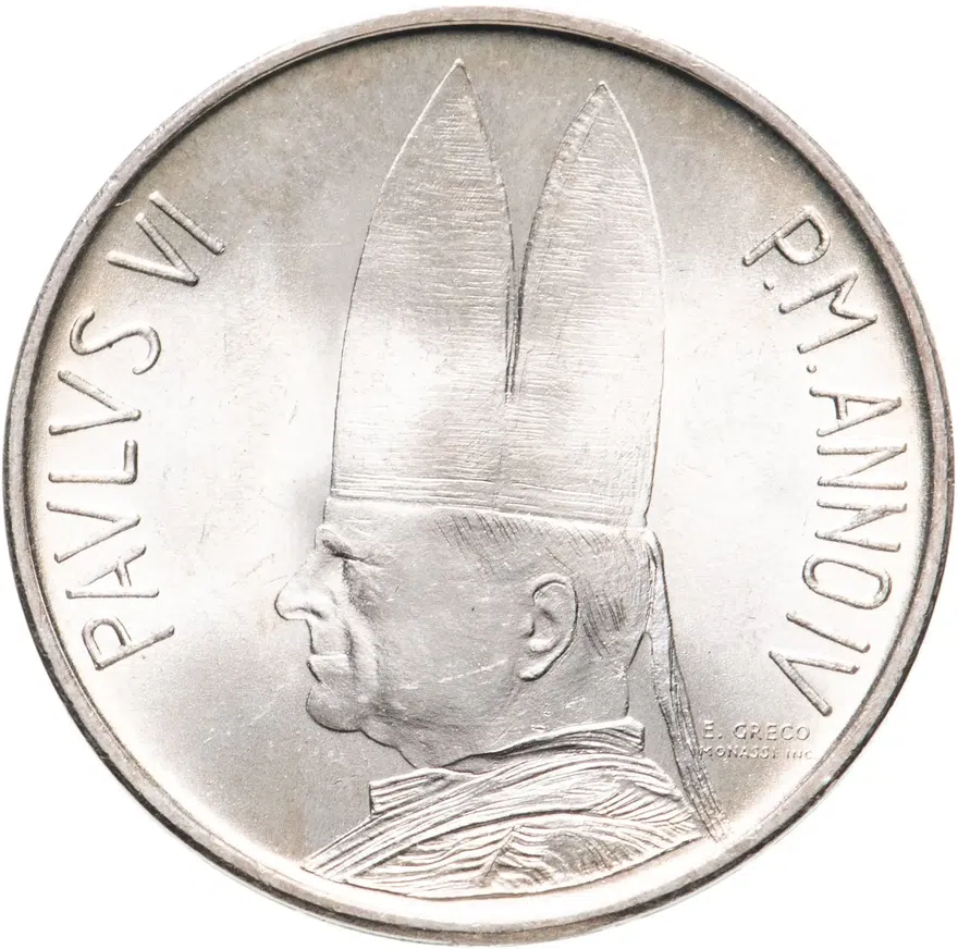 Ватикан 500 лир (lire) 1966