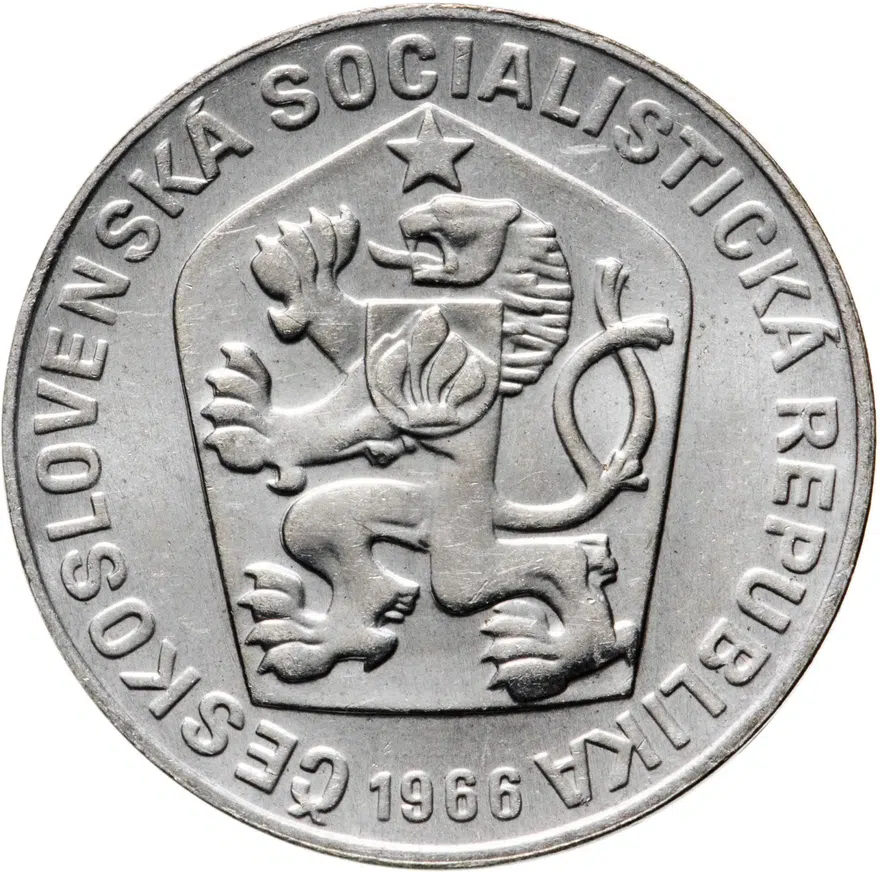 Чехословакия 10 крон (korun) 1966 "1100 лет Великой Моравии", реверс