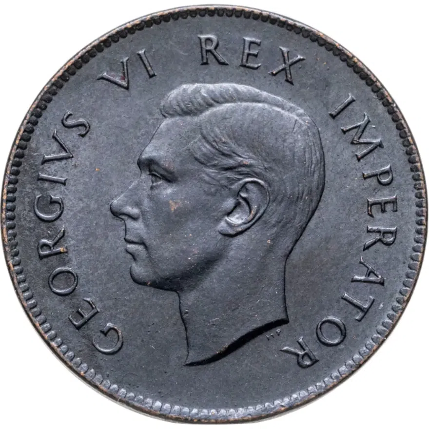 ЮАР 1/4 пенни (penny) 1941