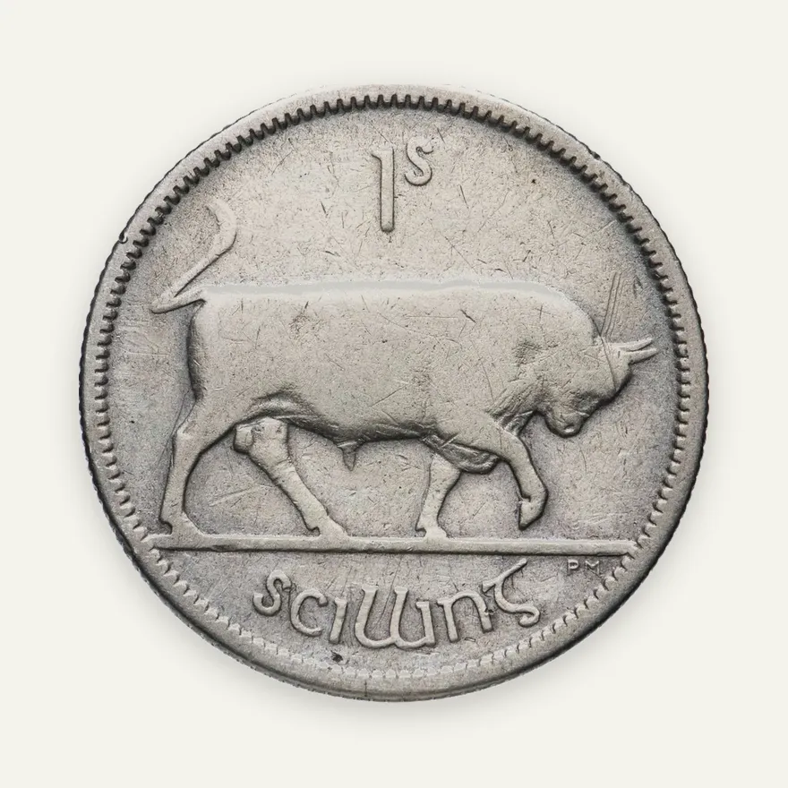 Ирландия 1 шиллинг (shilling) 1928, реверс