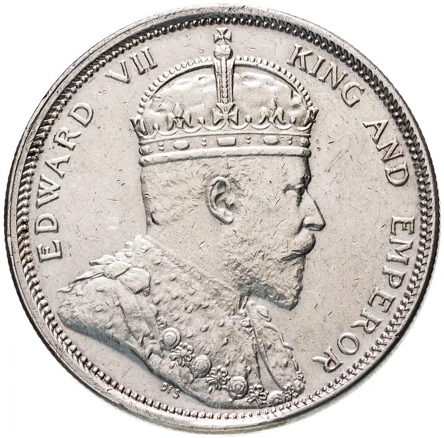 Стрейтс Сетлментс 1 доллар (dollar) 1904, реверс