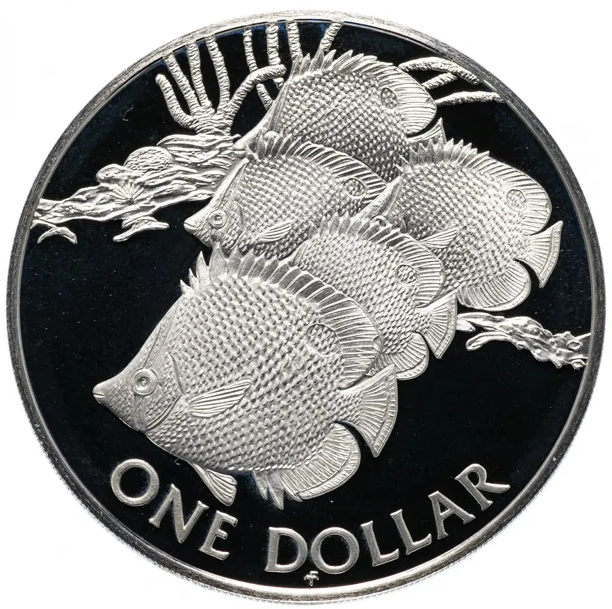 Британские Виргинские острова 1 доллар (dollar) 1985, реверс